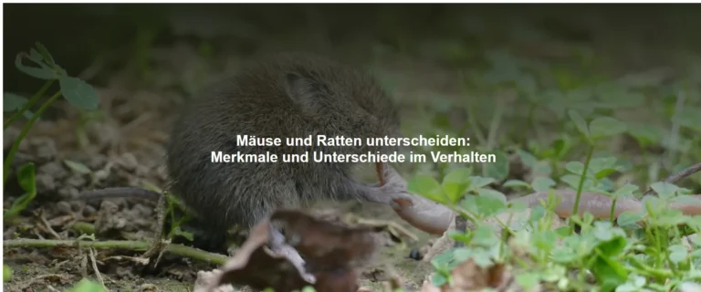 Mäuse und Ratten unterscheiden – Merkmale und Unterschiede im Verhalten