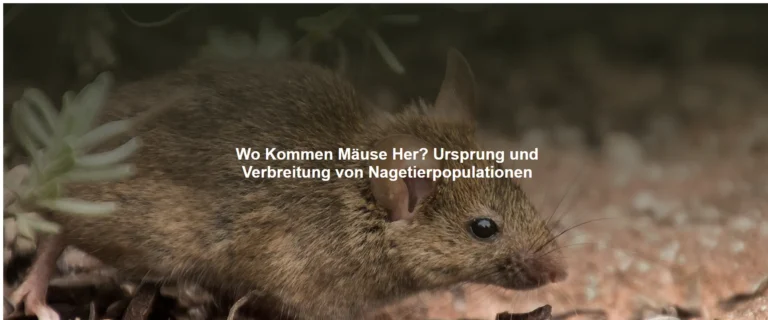 Wo Kommen Mäuse Her? Ursprung und Verbreitung von Nagetierpopulationen